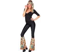 W WIDMANN MILANO Party Fashion - Set Hippie anni '60/'70, fascia e guanti, hippie, reggae, flower power