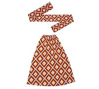 Widmann - Set Hippie anni '60/'70, fascia e guanti, hippie, reggae, flower power