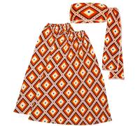 W WIDMANN MILANO Party Fashion - Set hippie anni '60/'70, fascia per capelli e manicotti, accessori Flower Power per feste a tema, carnevale