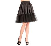 W WIDMANN MILANO Party Fashion, Sottoveste nera, accessorio versatile, comfort ottimale, design elegante, di facile manutenzione, taglia unica per tutte le forme del corpo
