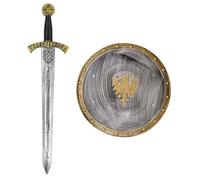 W WIDMANN MILANO Party Fashion - Spada e scudo, accessorio per costumi vichinghi, cavalieri, romani e feste a tema medievale