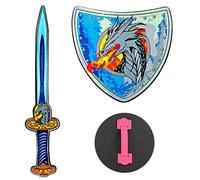 W WIDMANN MILANO Party Fashion - Spada e scudo vichingo in morbida gommapiuma, per bambini e piccoli cavalieri in occasione di feste a tema e carnevale