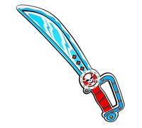 Widmann - Spada in schiuma morbida, per bambini, spada da gioco, arma, soldato, festa a tema, carnevale