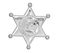 W WIDMANN MILANO Party Fashion - Stella da sceriffo, argento, per feste a tema cowboy e selvaggio west