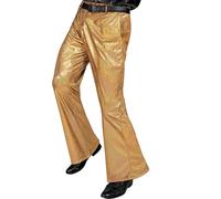 W WIDMANN MILANO Party Fashion - Stile disco anni '70, pantaloni olografici, febbre da discoteca, carnevale