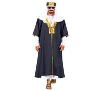 W WIDMANN MILANO Party Fashion - Costume sultano, tunica con tunica, turbante, arabo, sceicco, principe, costumi di carnevale