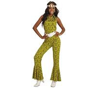 W WIDMANN MILANO Party Fashion - Costume tuta anni '70, Disco Fever, Dancing Queen, costumi in maschera