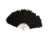 W WIDMANN MILANO Party Fashion - ventaglio con piume, costume, accessorio, anni '20, carnevale, festa a tema