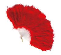 WIDMANN MILANO PARTY FASHION - Ventaglio con piume, costume, accessorio, anni '20, carnevale, festa a tema