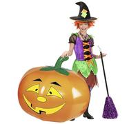 W WIDMANN MILANO Party Fashion, Zucca Gonfiabile Gigante, Dimensioni 110 x 75 cm, Materiali Durevoli, Versatile per Halloween e Carnevale, Sicurezza per Bambini dai 3 Anni in Su