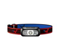 W WONDER FULL ENERGY - Torcia frontale 110 lumen, IP44, 5 modalità di illuminazione, inclinazione regolabile fino a 45°, ricaricabile. Perfetto per tutte le attività notturne.