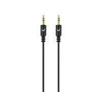W Wonder Full Power - Cavo Jack Audio da 3,5 mm, 1 m, Colore: Nero