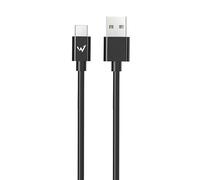 W Wonder Full Power - Cavo USB-A a USB-C da 1 m, Colore: Nero