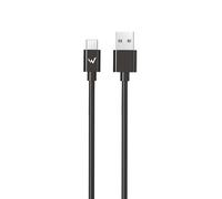 W Wonder Full Power - Cavo USB-A a USB-C da 2 m, Colore: Nero