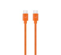 W Wonder Full Power - Cavo USB-C a USB-C da 2 m, Colore: Arancione