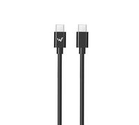 W Wonder Full Power - Cavo USB-C a USB-C da 2 m, Colore: Nero