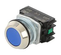 W0-NEF30-K 2X N Interruttore: Pressione 30mm Asta.Pos: 1 NO x2 blu IP55 Pulsa...