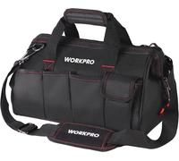 W081021 Borsa Porta Utensili per Attrezzi Ad Apertura Larga Con Base Anti-Umidit