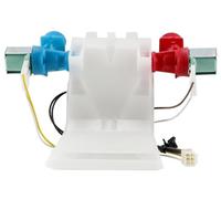 W10144820 Valvola ingresso lav. 120V, Compatibile con Whirlpool & Kenmore | Risolve problemi di riempimento/perdite/riempimento eccessivo；design a doppio solenoide；facile sostituzione fai-da-te