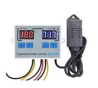 W1099 110V 220V 12V 24V Regolatore di temperatura e umidità digitale a LED for incubatrice Termometro Igrometro Sensore Termostato