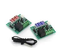 W1209 DC 5V 12V Termostato digitale Regolatore di temperatura Sensore Relè Interruttore -50-110C W1219(5V Red)