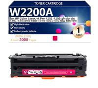 W2200A W2201A W2202A W2203A Cartucce di Toner Compatibili per HP Color LaserJet Pro 4201-4203cdn dn dw 4301 4303dwe fdne fdwe 4301 4303dw fdn fdw Stampanti, Stampa Nitida,Magenta