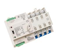 W2R ATS 4P Mini ATS Interruttore di trasferimento automatico Interruttore di alimentazione ininterrotta 63A 100A 110V 220V Filo regalo 1 pz(4P 100A 220V)