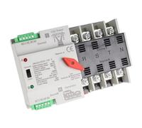 W2R Mini ATS 4P Regolatore di interruttore di trasferimento automatico Tipo elettrico ATS Max 100A 4POLE Interruttore elettrico su guida Din 1 Pz(W2R-4P-110V,4P 100A)