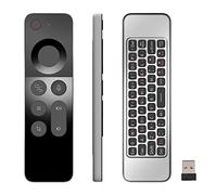 W3 2.4G Wireless Voice Air Mouse Telecomando Mini tastiera per Android TV BOX/Windows/Mac OS/Linux Giroscopio Remoto