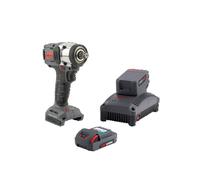 W3151-K22 - Chiave a percussione wireless da 1/2" e 20V, kit di 2 batterie, coppia 3840 in lb, fermo anello di attrito, pistola