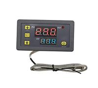 W3230 DC12V Termostato digitale for il controllo della temperatura, regolatore di riscaldamento e raffreddamento con sensore -60°C~500°C