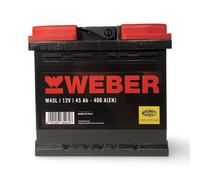 W45L BATTERIA AUTO MAGNETI MARELLI WEBER L01 45AH 400A 12V POLO SX AUTO