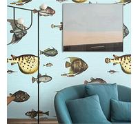 W4B Carta da Parati con Pesci Tropicali Fatta in Carta