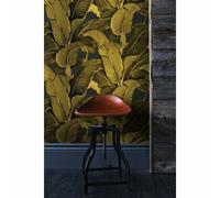 W4B Carta Da Parati Foglie Di Banano Dorate fatta in carta