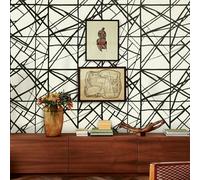 W4B Carta Da Parati Strisce Nere fatta in carta