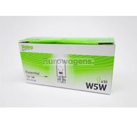 W5W 501 Lampadina x100 Alogena Parcheggio Indicatore Targa Luce 12V Zeppa Valeo