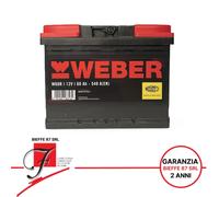Magneti Marelli Batteria Auto Weber L02 60Ah 540A 12V B13 MAGNETI MARELLI