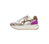 w6yz Deva W. Leo Suede/Nylon Black-White-Fuchsia