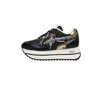 w6yz Deva W.-Sneaker in Pelle e Tessuto Tecnico, Nero 41
