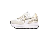 w6yz Deva W.-Sneakers in Suede e Tessuto Tecnico-Bianco, Platino 39