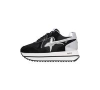 W6YZ Deva W Suede/Nylon/Metallic Black-Silver-Black