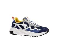 w6yz Flik M Sneakers Uomo in Suede e Tessuto Tecnico Blue Blue, 40