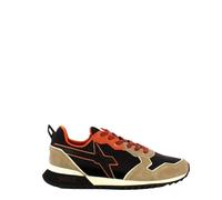 w6yz Jet-M Suede/Nylon/Fabric+Spoiler Taupe-Black-Arancio