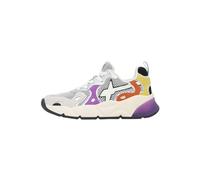 w6yz Sarah-W.-Sneakers in Suede e Tessuto Tecnico-Grigio, Grigio 39