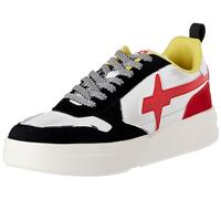 w6yz Scarpe con Lacci Bond-M., White/Black/Red