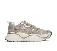 w6yz Sneakers da Donna Suede e Tessuto Tecnico Beige e Oro - MIA 051M18 38