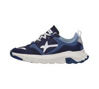 W6YZ - Sneakers in suede e tessuto tecnico Next-M. - - Shoes - Uomo - Blu - 41 EU