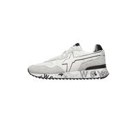 w6yz Sneakers in Tessuto Tecnico e Suede, Bianco-Nero- 42
