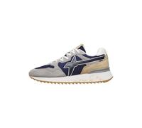 w6yz Sneakers in Tessuto Tecnico e Suede, Grigio-Navy 41