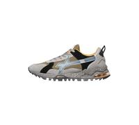 w6yz Sneakers in Tessuto Tecnico e Suede, Grigio Scuro- 42